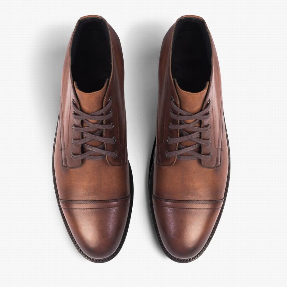 Thursday Boots Cadet メンズ チャッカブーツ Walnut | PBM703OM