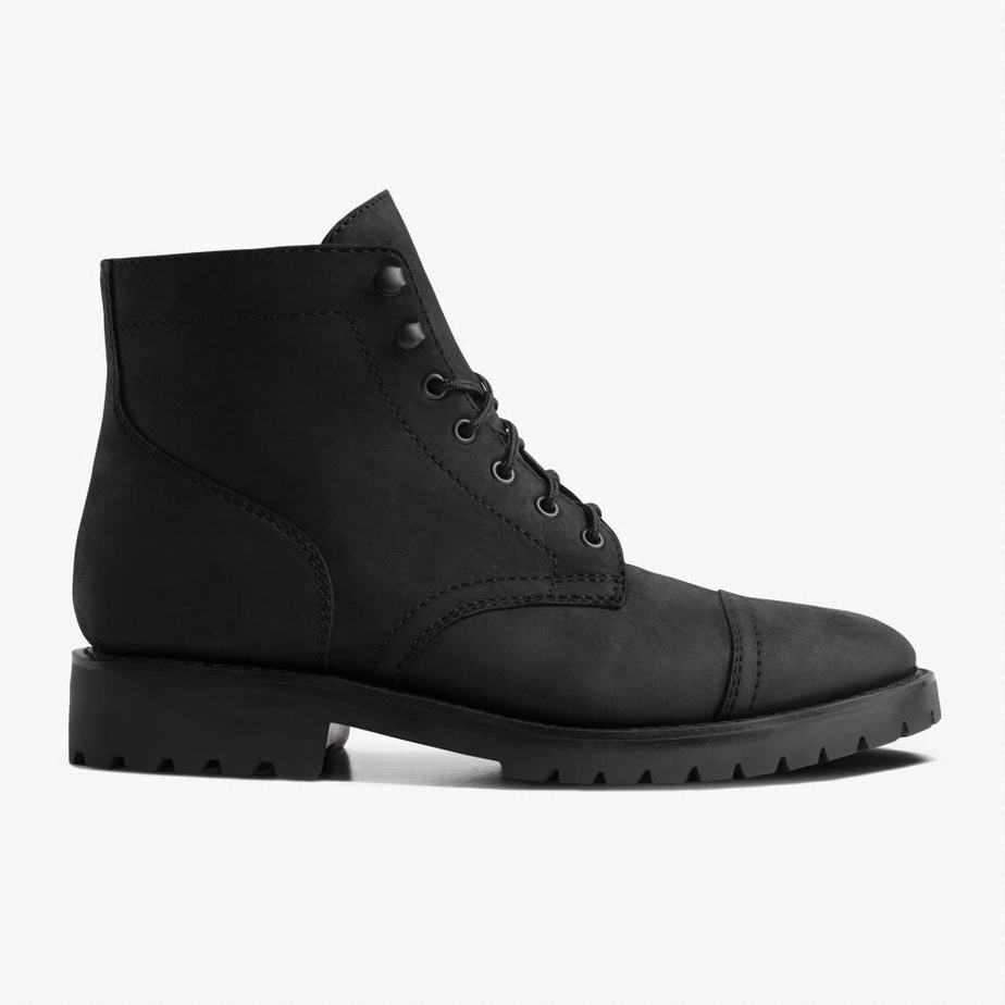 Thursday Boots Captain StormKing® メンズ レースアップブーツ 黒 | UZS8378WS