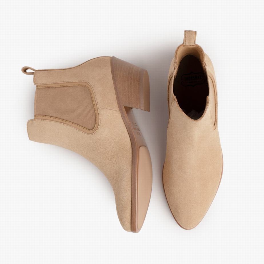 Thursday Boots Duchess Bootie レディース チェルシーブーツ Dune | YUW369YB