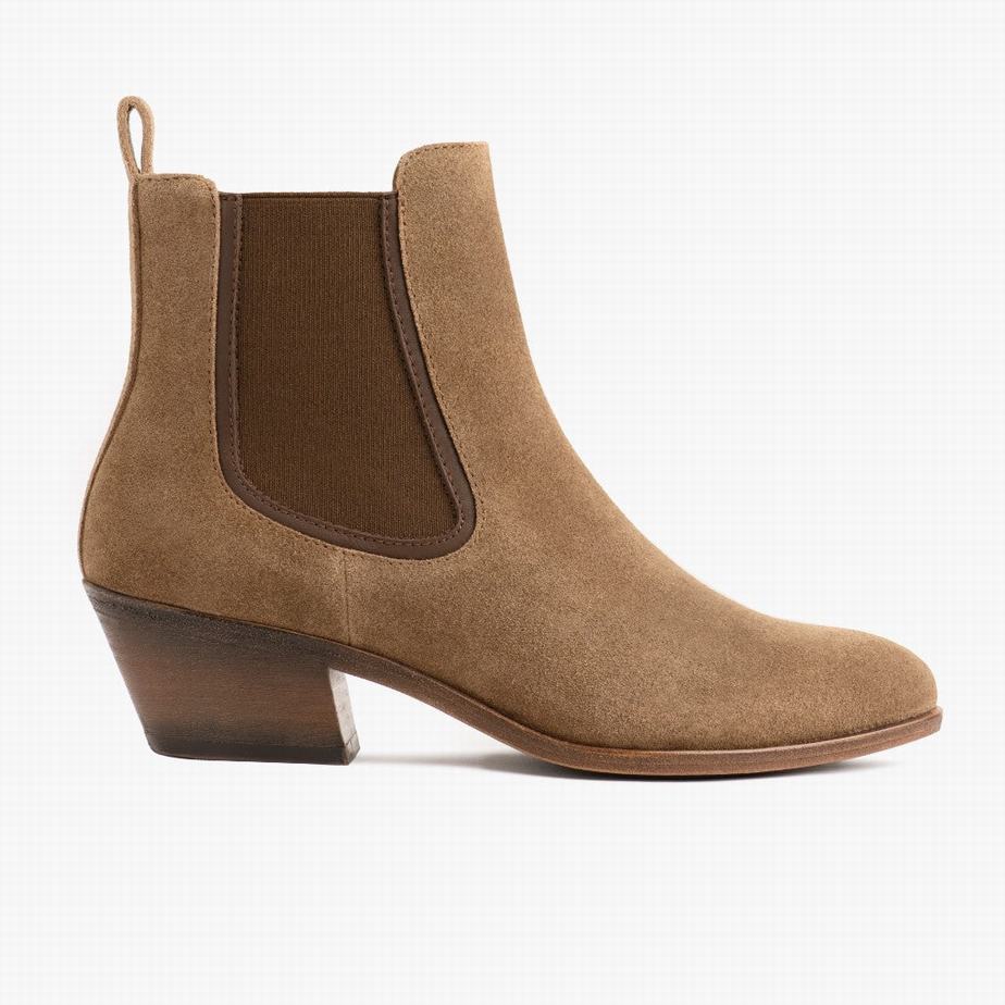 Thursday Boots Duchess Bootie レディース チェルシーブーツ ブラウン | GAD2957RK