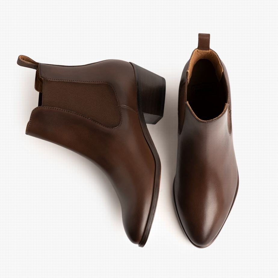 Thursday Boots Duchess Bootie レディース チェルシーブーツ コー​​ヒー | SNQ2039RV