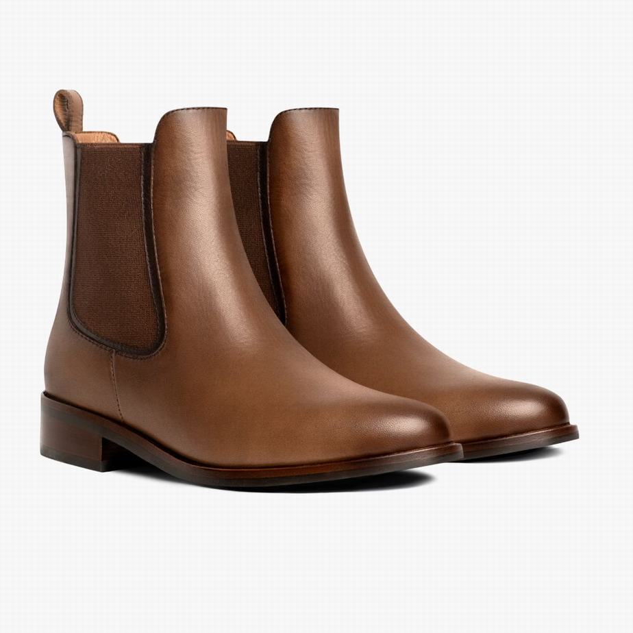 Thursday Boots Duchess レディース チェルシーブーツ ブラウン | JJS3271UH