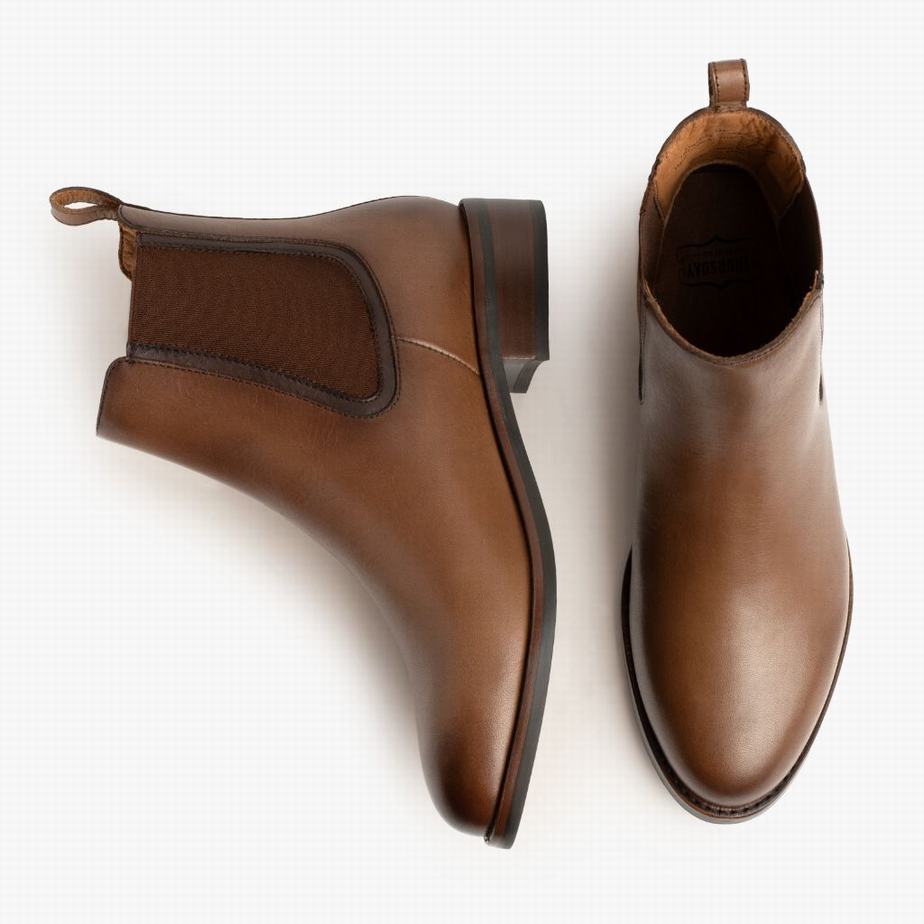 Thursday Boots Duchess レディース チェルシーブーツ ブラウン | JJS3271UH