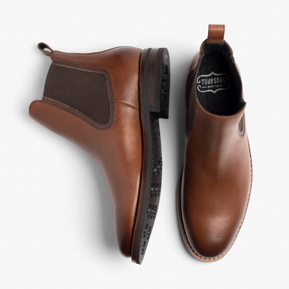 Thursday Boots Duke メンズ チェルシーブーツ Brandy | UGG3089LB