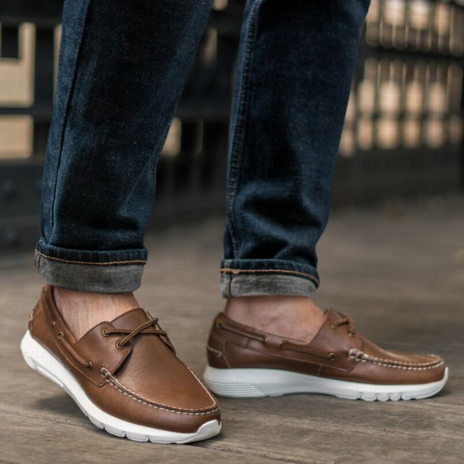 Thursday Boots Handsewn Runner メンズ ボートシューズ チョコレート | WEB7921VI