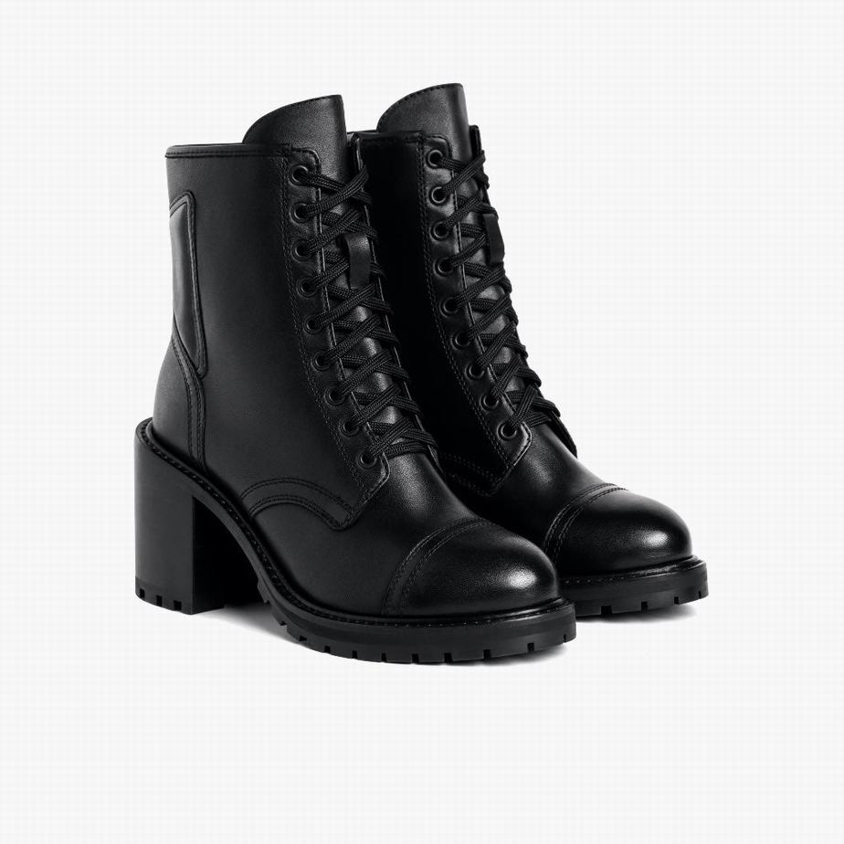Thursday Boots Rebel レディース レースアップブーツ 黒 | RBA4378EF