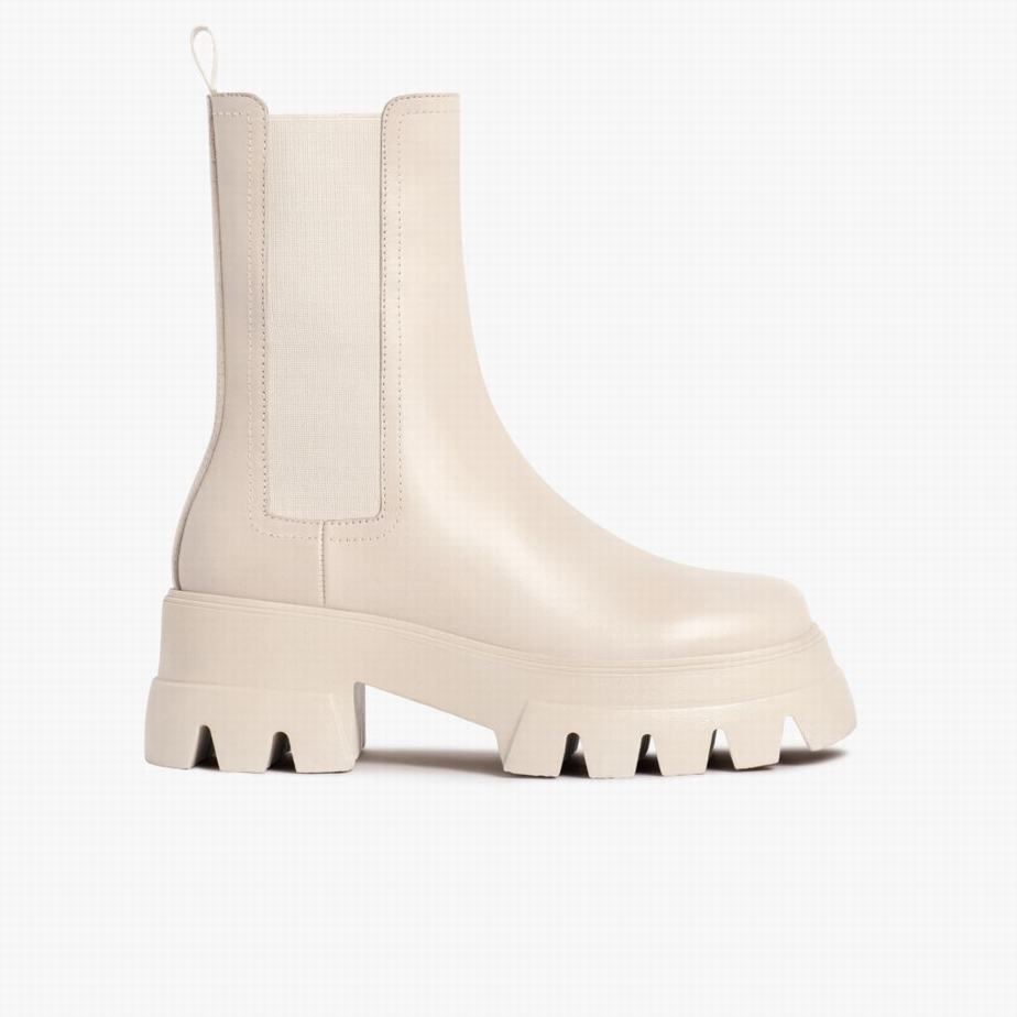 Thursday Boots Reign レディース チェルシーブーツ Weiß | ALA8570OP