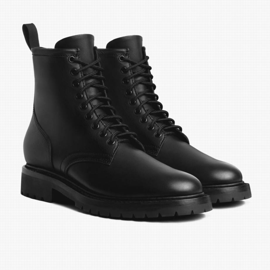 Thursday Boots Stomper メンズ レースアップブーツ 黒 | ELM2937VN